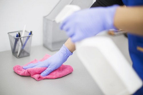 Detailed bathroom cleaning for a Westminster rental property