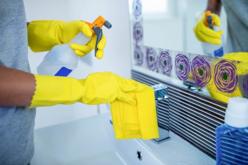 Professional cleaning of an office kitchen and shared area in Westminster